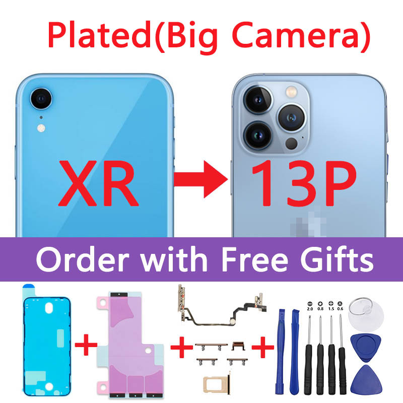 DIY Back Cover Housing For Apple iPhone XR Convert into Apple iPhone 13