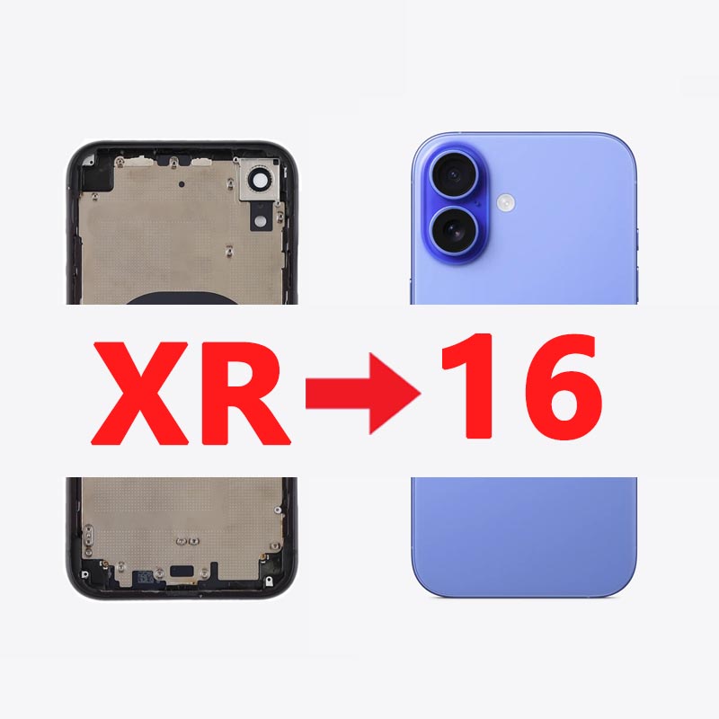 DIY Housing for iPhone XR Convert to iPhone 16, XR Like 16 Back Cover